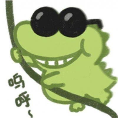 绿色青蛙情侣头像图片(拿着青蛙照片的情侣头像)