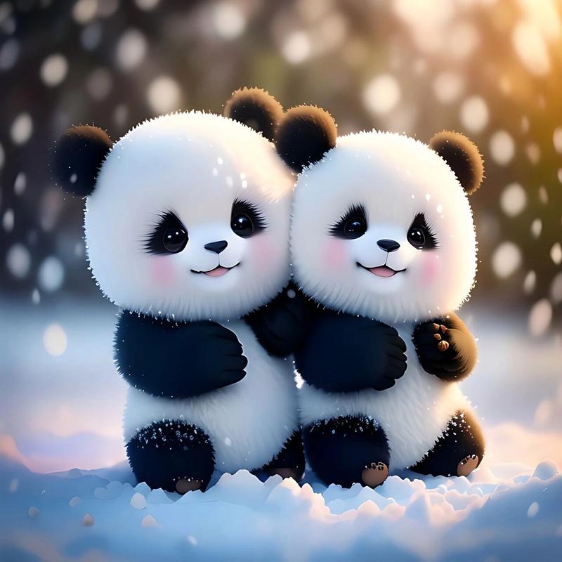 情侣头像熊猫图片(熊猫做微信头像吉利吗)