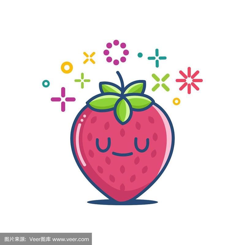 可爱草莓图片卡通头像(草莓头像小清新可爱)