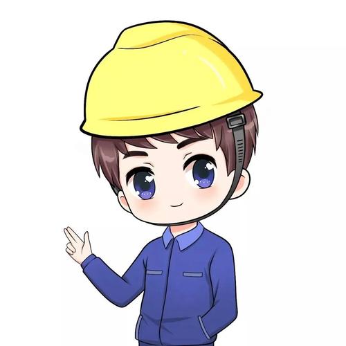 南网电力工人图片卡通头像(卡通职业头像电力工人)