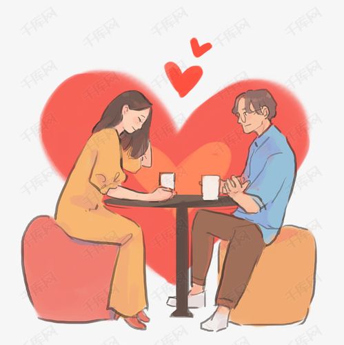 情侣头像喝咖啡一男一女可爱(喝橙汁的情侣头像一男一女)