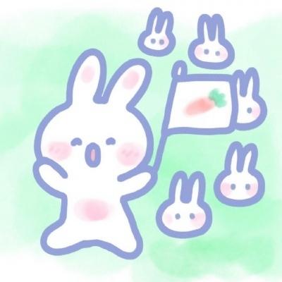 微信可爱卡通兔子头像图片(蓝色兔子头像图片 可爱 卡通 微信)