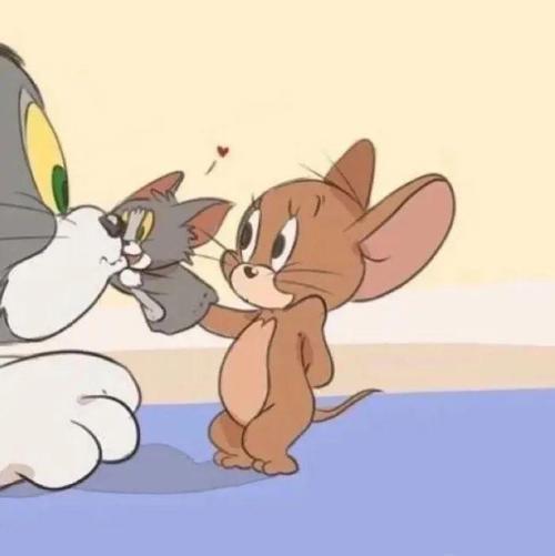猫和老鼠cp头像漫画版的(猫和老鼠cp头像一左一右)
