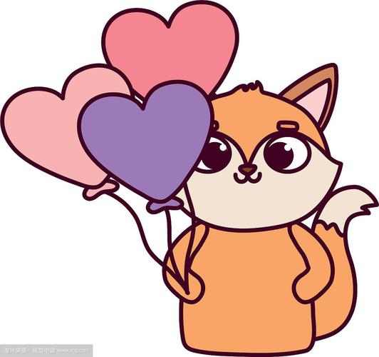 可爱的紫色小狐狸头像(可爱纯洁的小狐狸头像)