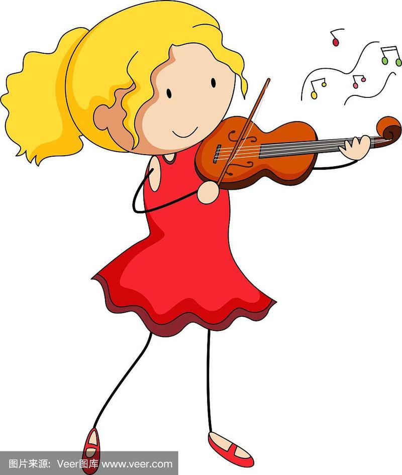 微信头像拉小提琴女孩(关于小提琴的微信头像)