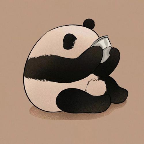 熊猫可爱图片卡通头像(可爱的熊猫头像高清图片卡通)