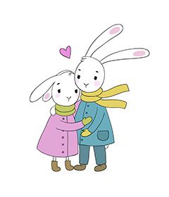 抱着可爱小兔头像大全(可爱的小兔子头像大全)