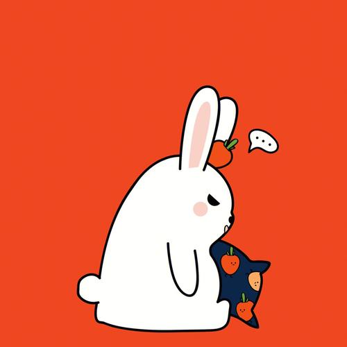 卡通漫画兔子头像(可爱卡通兔子头像手绘)