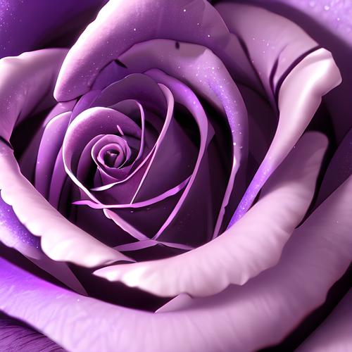 头像玫瑰花紫色的(头像花朵 玫瑰)