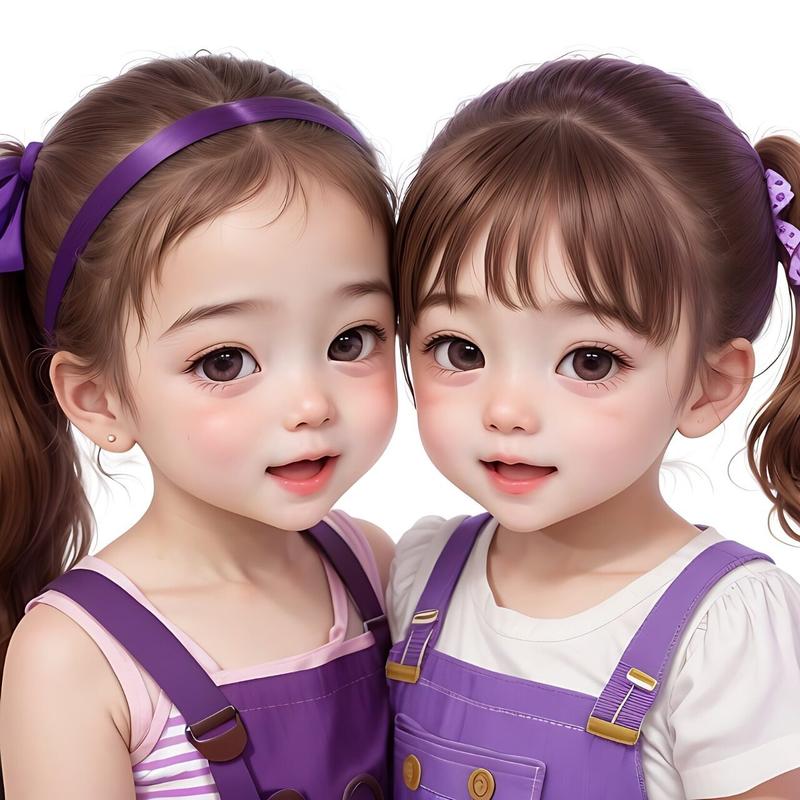 双胞胎姐妹头像高清(双胞胎姐妹11岁头像照片)