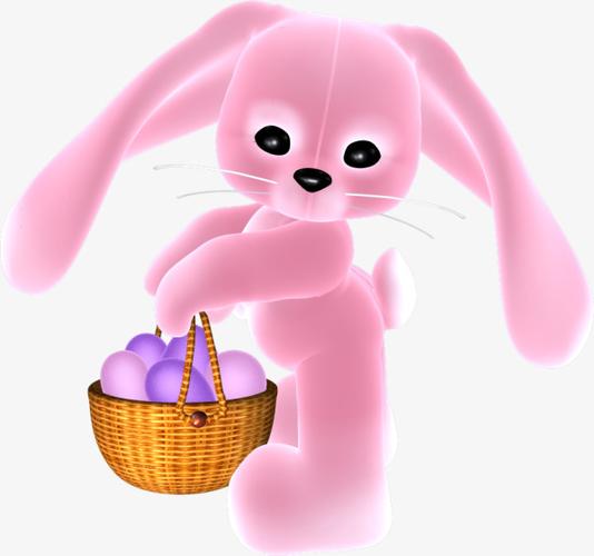 粉色单调兔子卡通头像(粉红色兔子头像卡通)