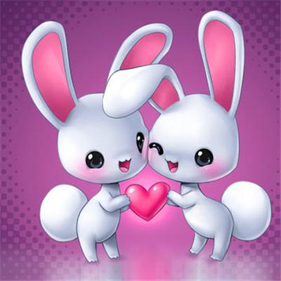兔子情侣头像一左一右(情侣兔头像独一无二)
