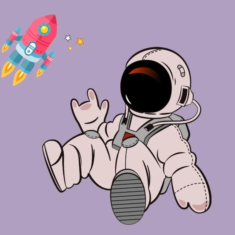 宇航员卡通头像照片(宇航员头像图片单人)