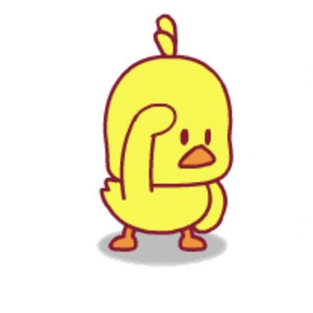 黄色鸭子情侣头像(鸭子情侣绿色背景头像)
