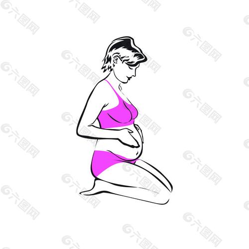 怀孕版的卡通头像(怀孕卡通头像图片大全)