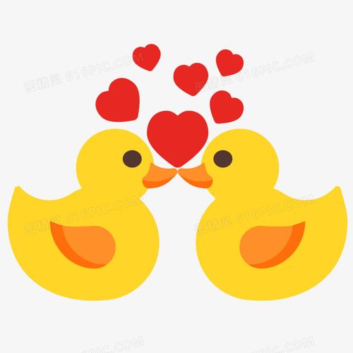 情侣鸭子手拉手头像(情侣头像鸭子和女生)