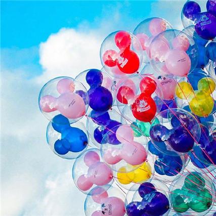 迪士尼气球图片微信头像(微信头像公主迪士尼真人)