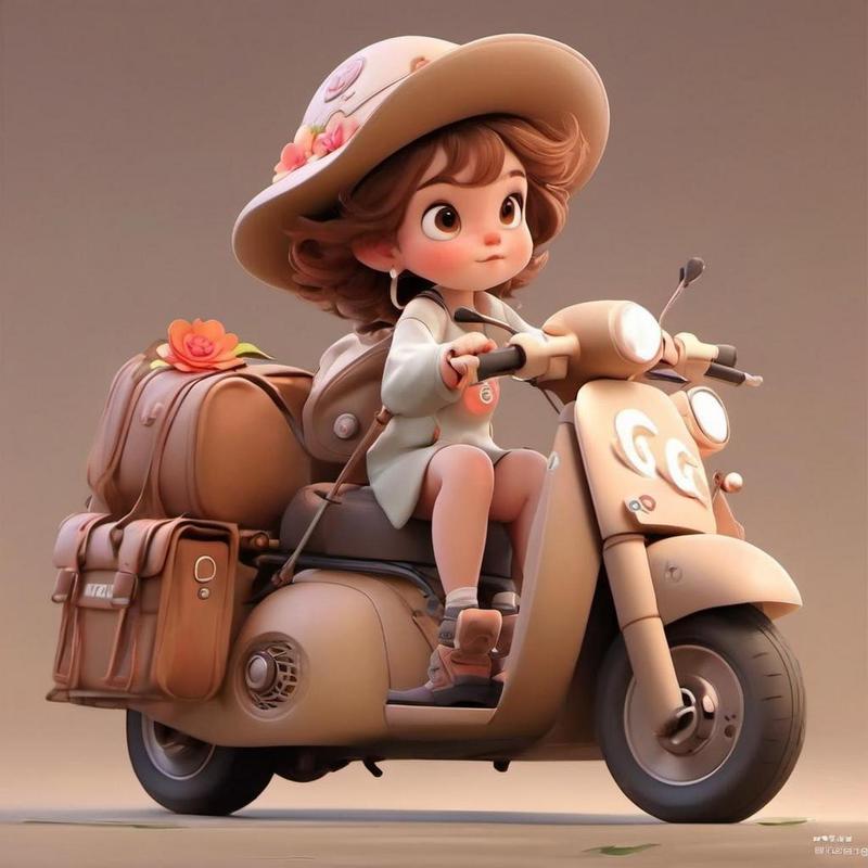 动画女生骑摩托车头像(动漫骑摩托女图片头像)