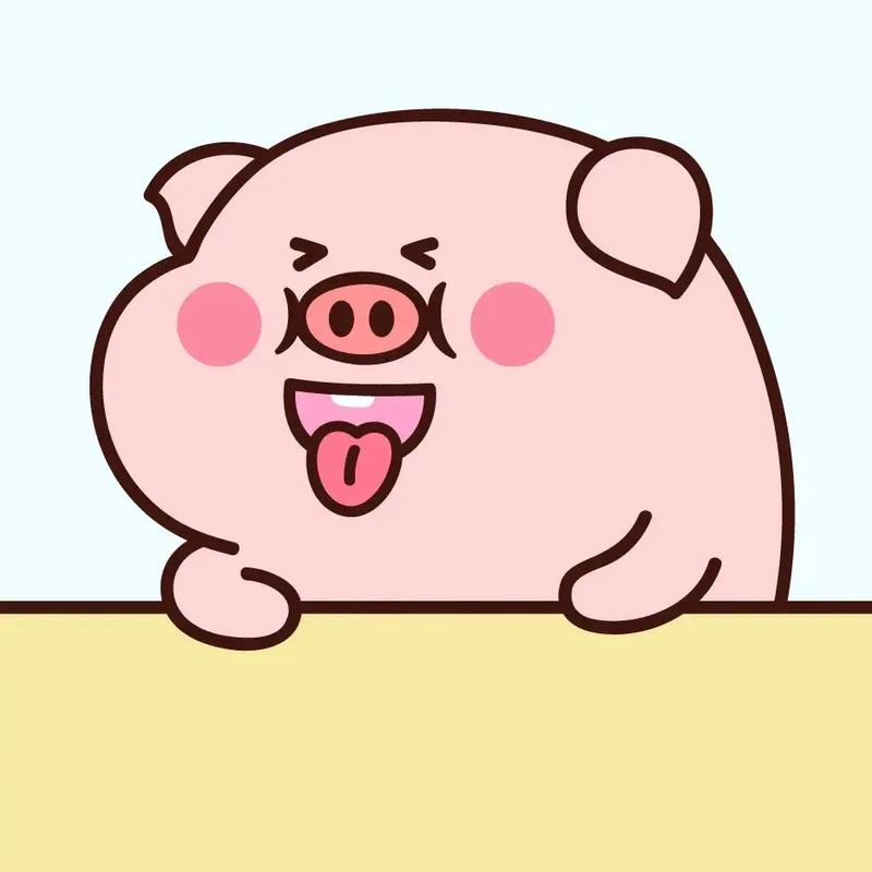 微信猪猪白色背景头像(微信头像猪的图像)