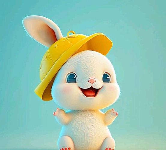 黄色兔兔头像图文(漂亮的兔兔头像)