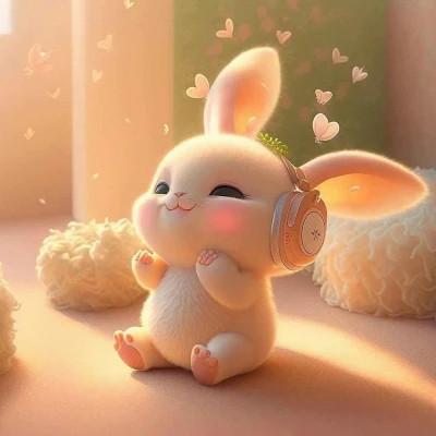 兔子头像图片萌萌哒(出生10天的小兔子图片)