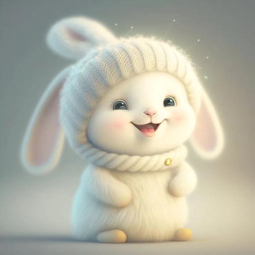可爱兔兔头像萌图女生(可爱头像女生卡通萌图兔耳)