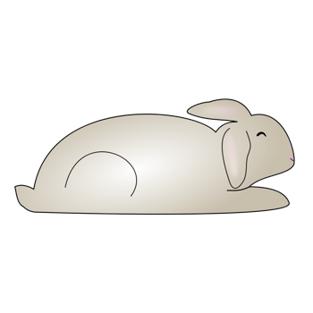趴着睡觉的兔子头像(兔子头像失眠)