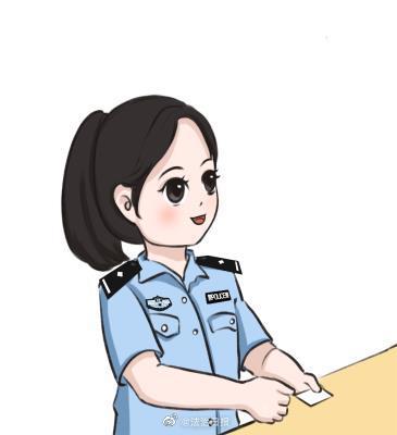 警察女头像卡通可爱(警察女头像图片动漫霸气)