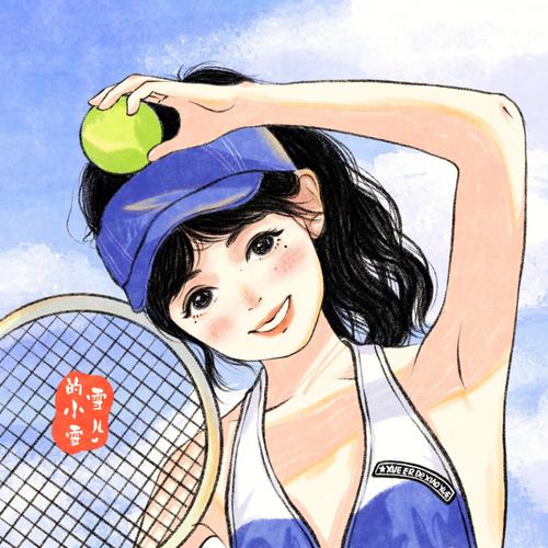 网球女神头像(美式网球头像女)