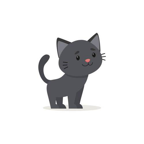 卡通灰色猫猫头像(帅气猫猫卡通头像)