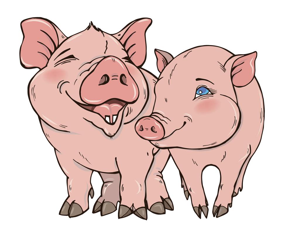大猪和小猪的头像(动漫猪头像可爱图片大全)