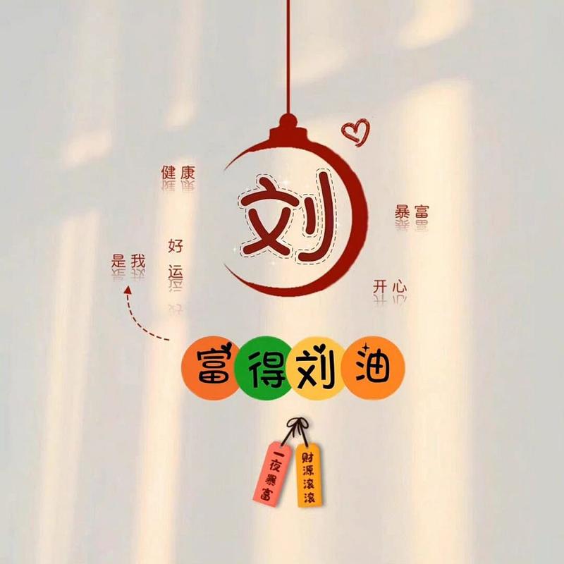2019新版微信刘字头像(最新微信头像刘字大全)