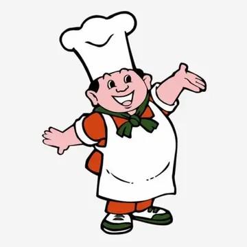 一条龙厨师头像卡通(厨师头像霸气卡通)