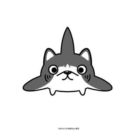 狗跟鲨鱼合照的头像高清(狗和鲨鱼合照的头像卡通)