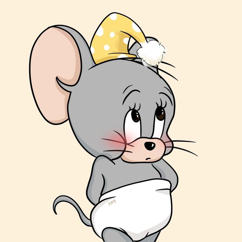 卡通可爱的老鼠头像(卡通老鼠头像简单)