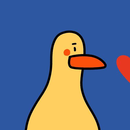 最近火的鸭子头像情侣(鸭子系列情侣头像真人)