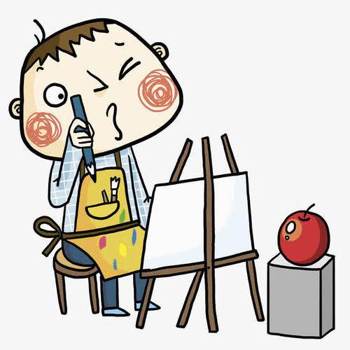 绘画儿童头像男(简单小男孩头像绘画)