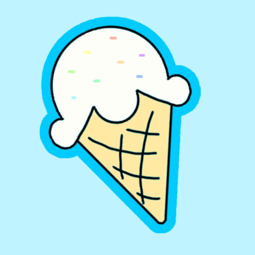 动漫冰淇淋头像(冰淇淋的卡通头像)