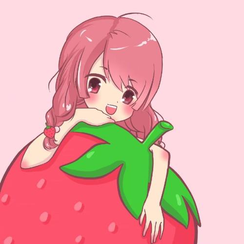 草莓闺蜜头像(带草莓的女生头像)
