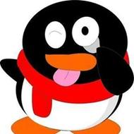 纯红色企鹅头像(红色企鹅头像图片卡通)