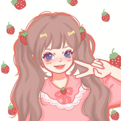 草莓主题闺蜜头像(关于草莓的头像闺蜜版)