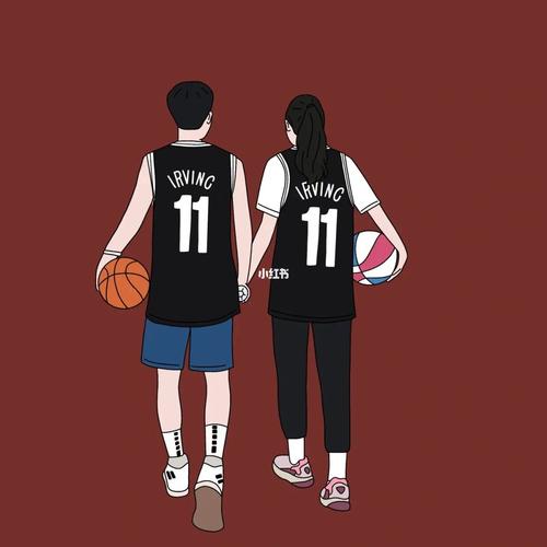 打篮球情侣头像两张(拿篮球的情侣头像一人一张)
