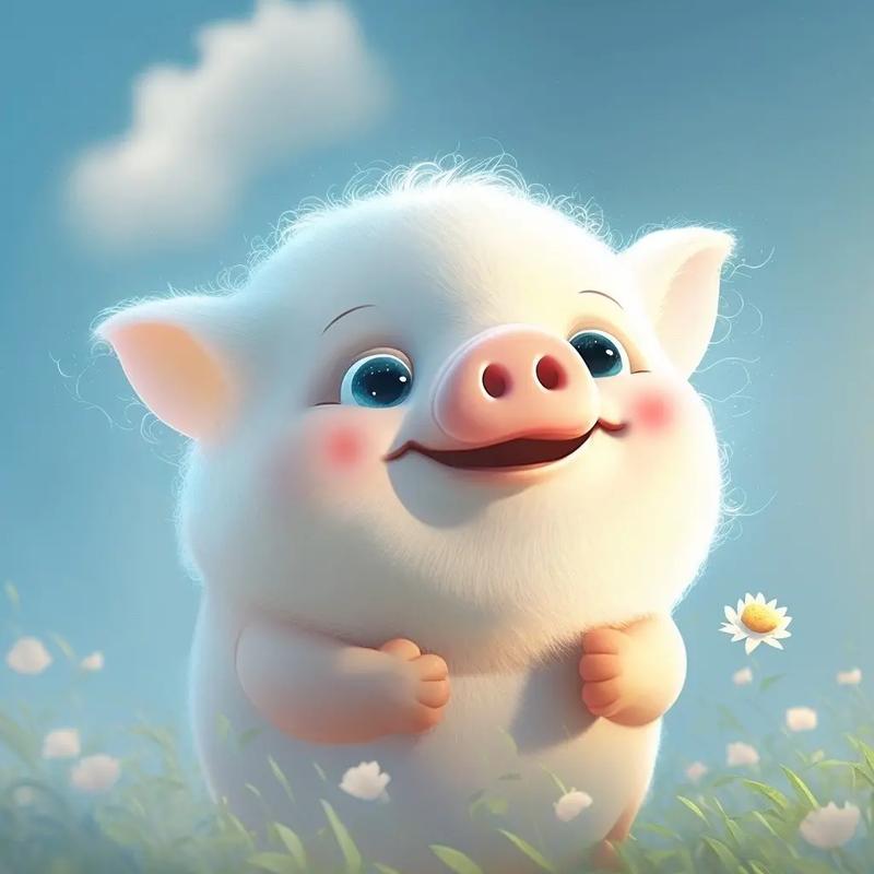 猪猪头像可爱萌图片(猪猪头像可爱图片可保存)
