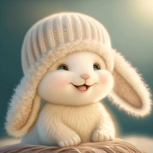 可爱的萌萌的兔兔头像图片
